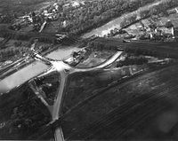 Four line railway bridge dealt with